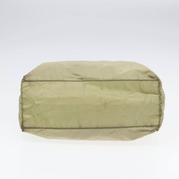 PRADA Tote Bag Nylon Silver Pistachio Green - Picture 6 of 14